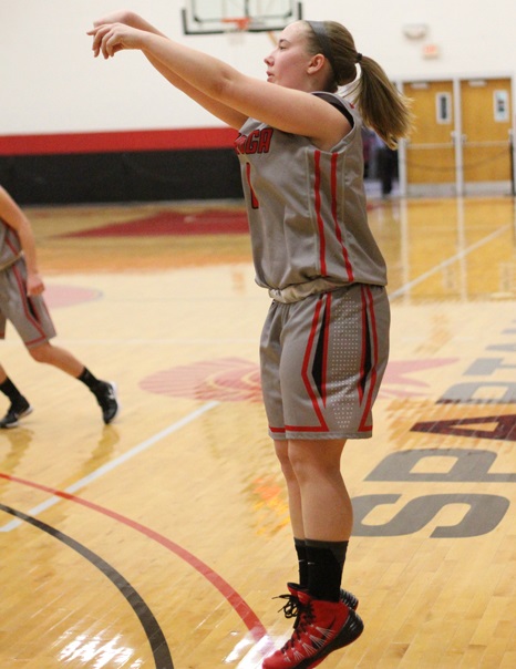 Hot Shooting by Patzke Leads Lady Spartans to Victory