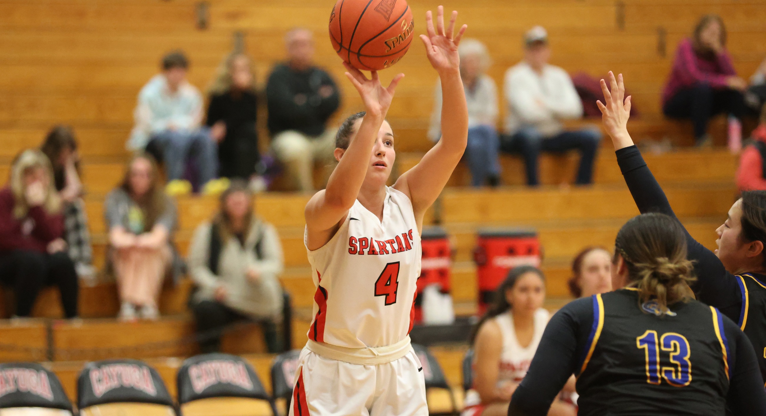 Maddy Weed led all scorers Wednesday with 13 points in the Spartans' win.