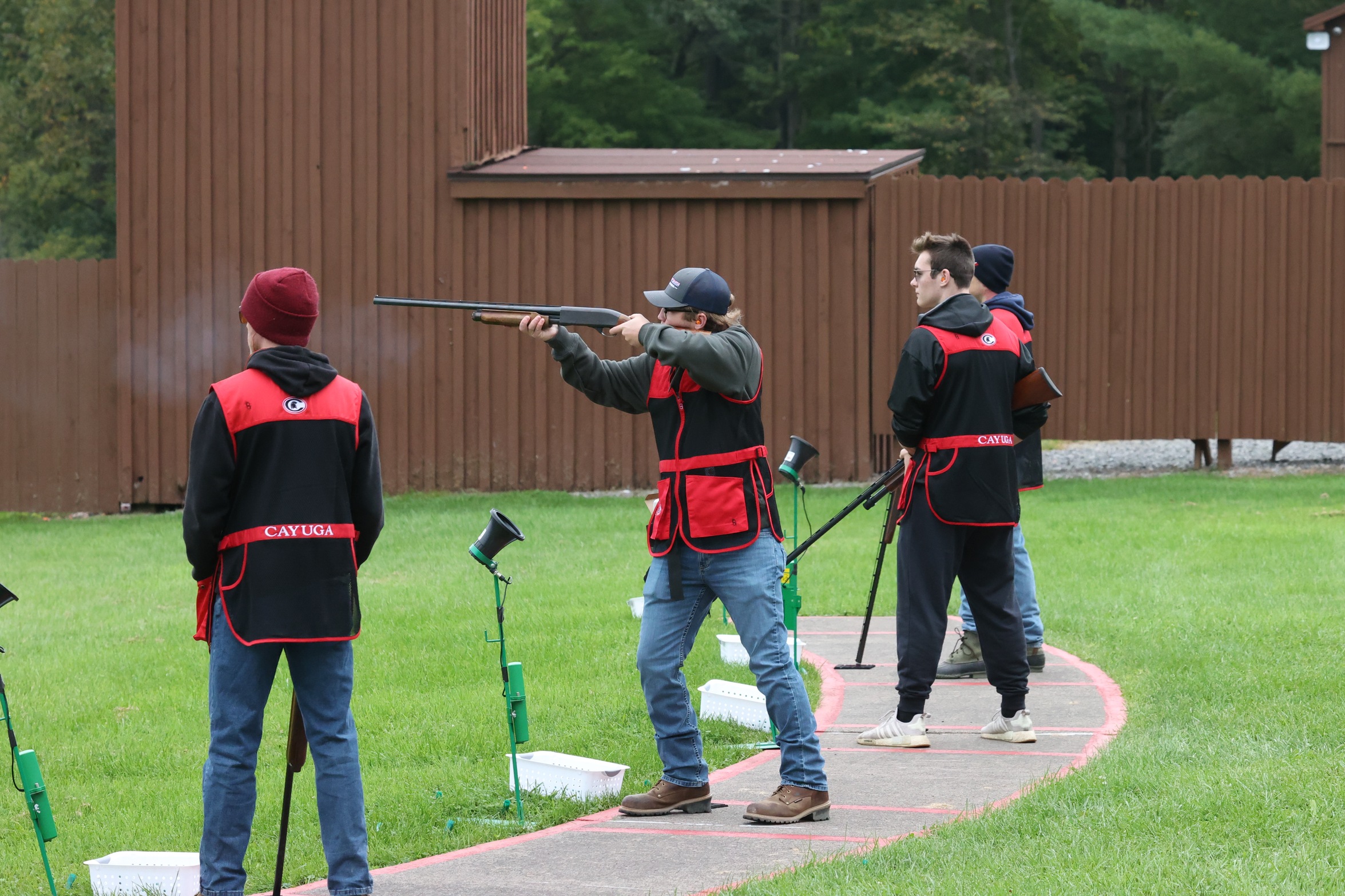 Cayuga's Clay Target team captured first place in the Novice Division in the 2023 national competitions this fall.