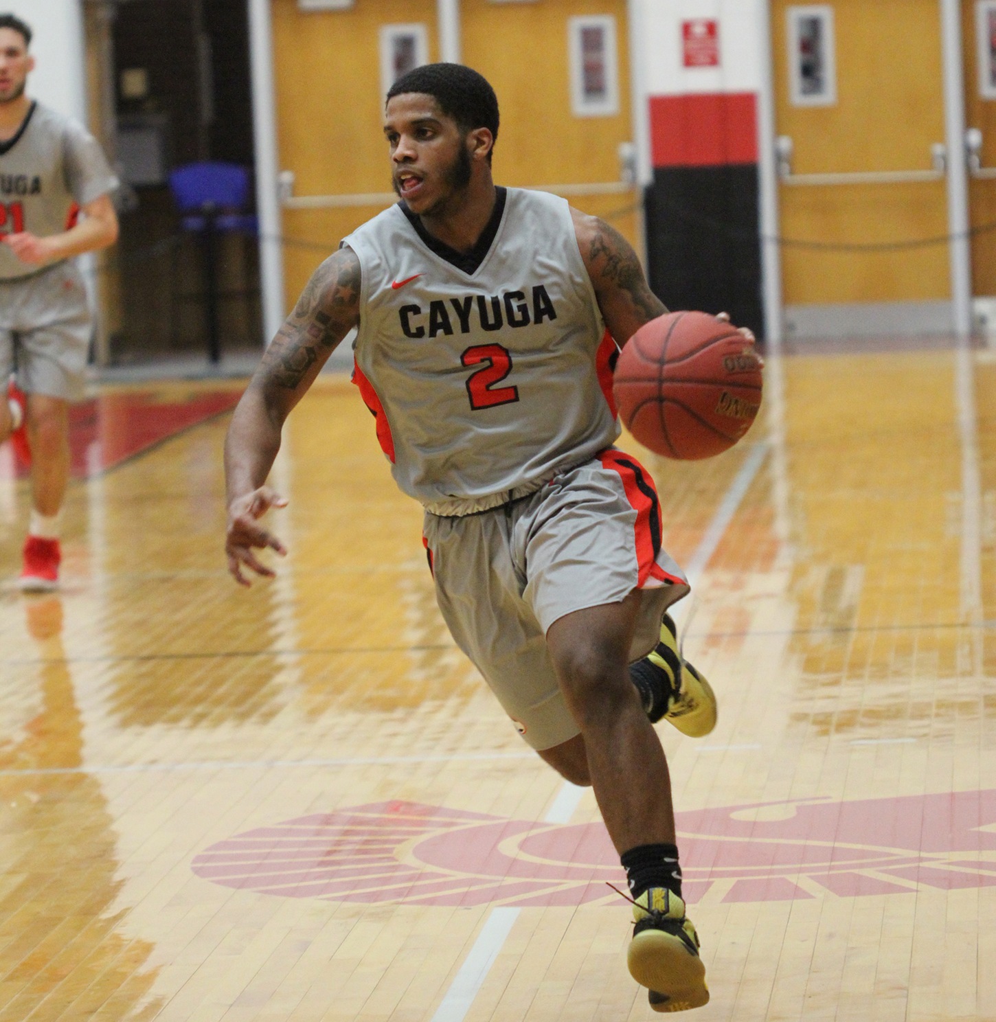 Stanley Beato led the Spartans with 26 points against Tompkins-Cortland Community College.