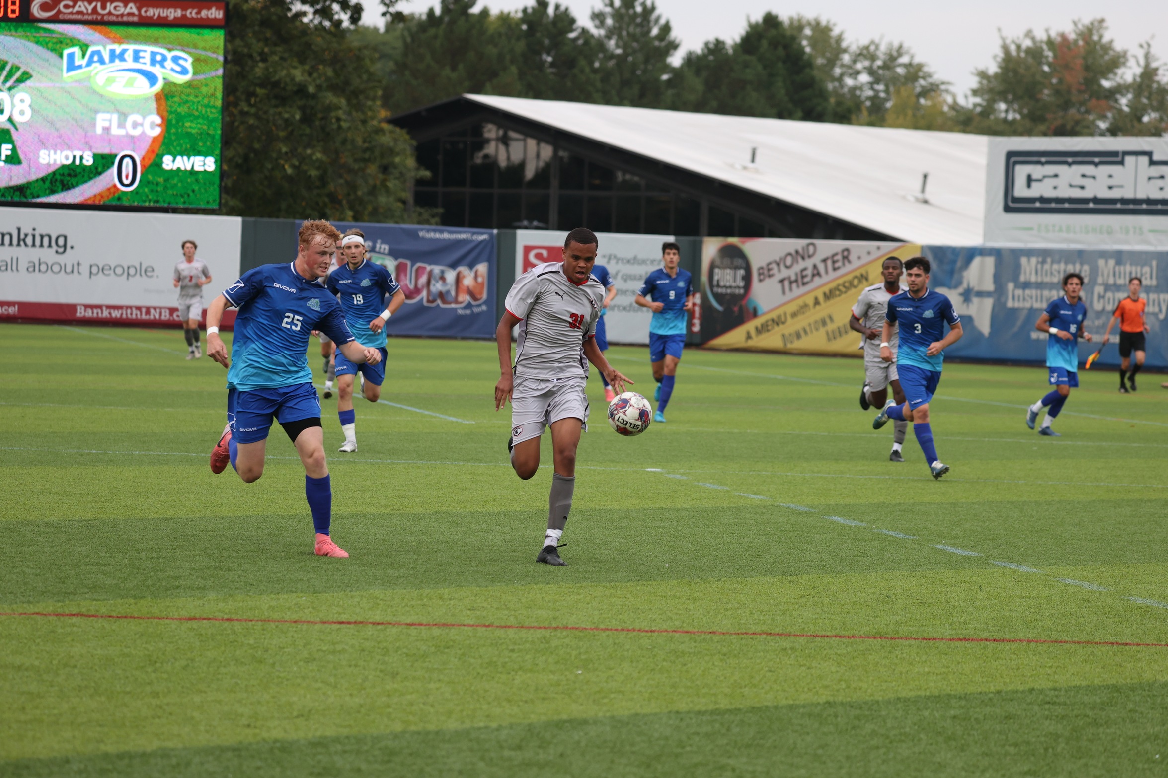 Joseph Edet had a goal in the Spartans' 5-1 win over Finger Lakes CC on Wednesday.