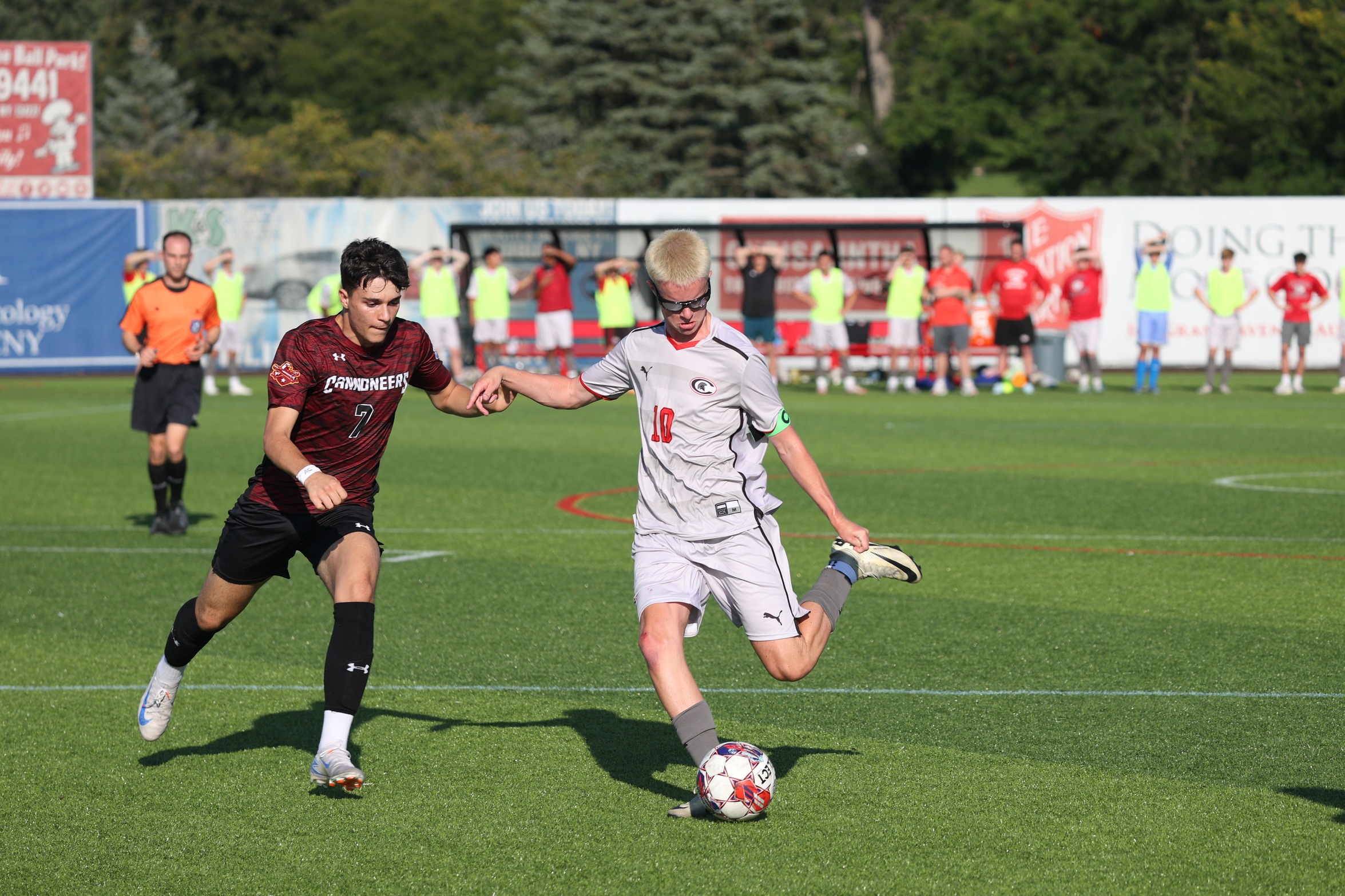 Jake Botterill scored four goals in Saturday's win over North Country CC.