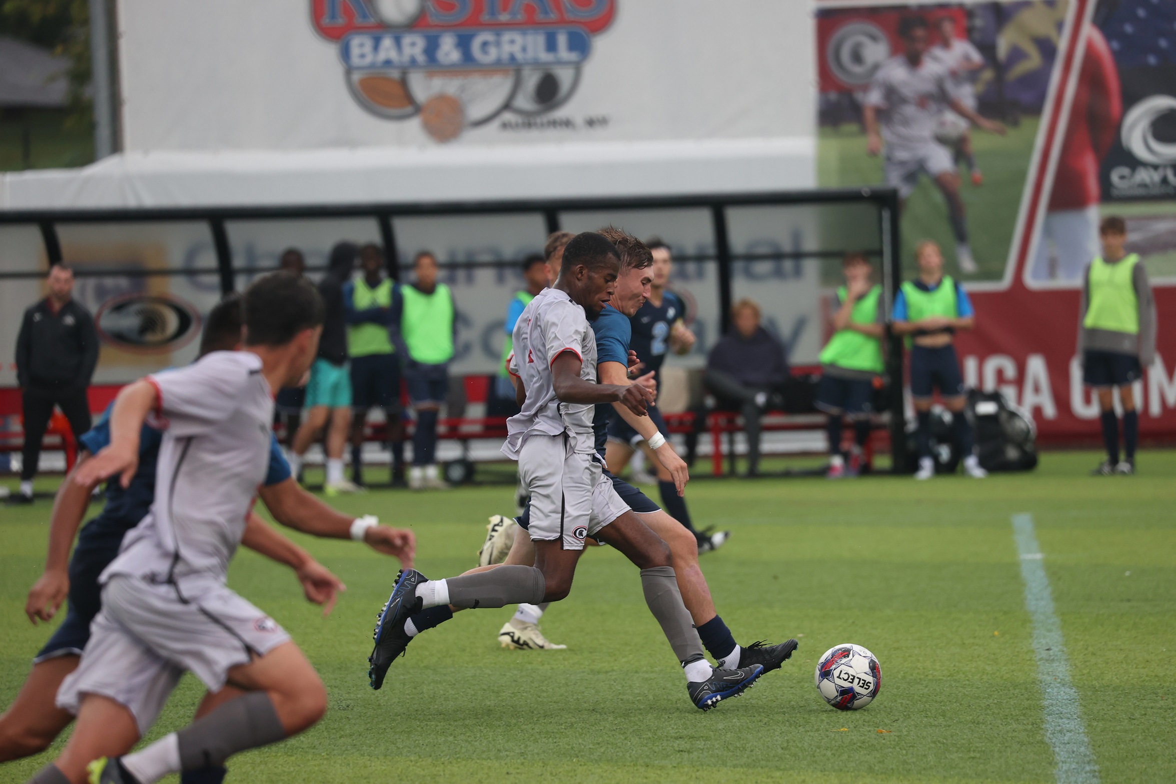 Jordan Mati scored the Spartans' second goal of the match on Wednesday.