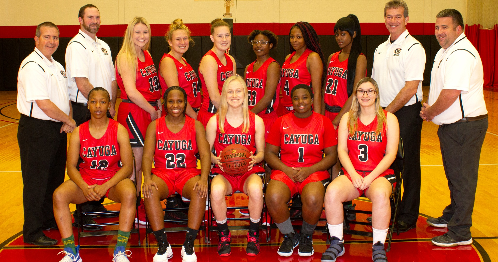 The 2018-2019 Cayuga Community College Women's Basketball Team finished the season with a 6-16 record.