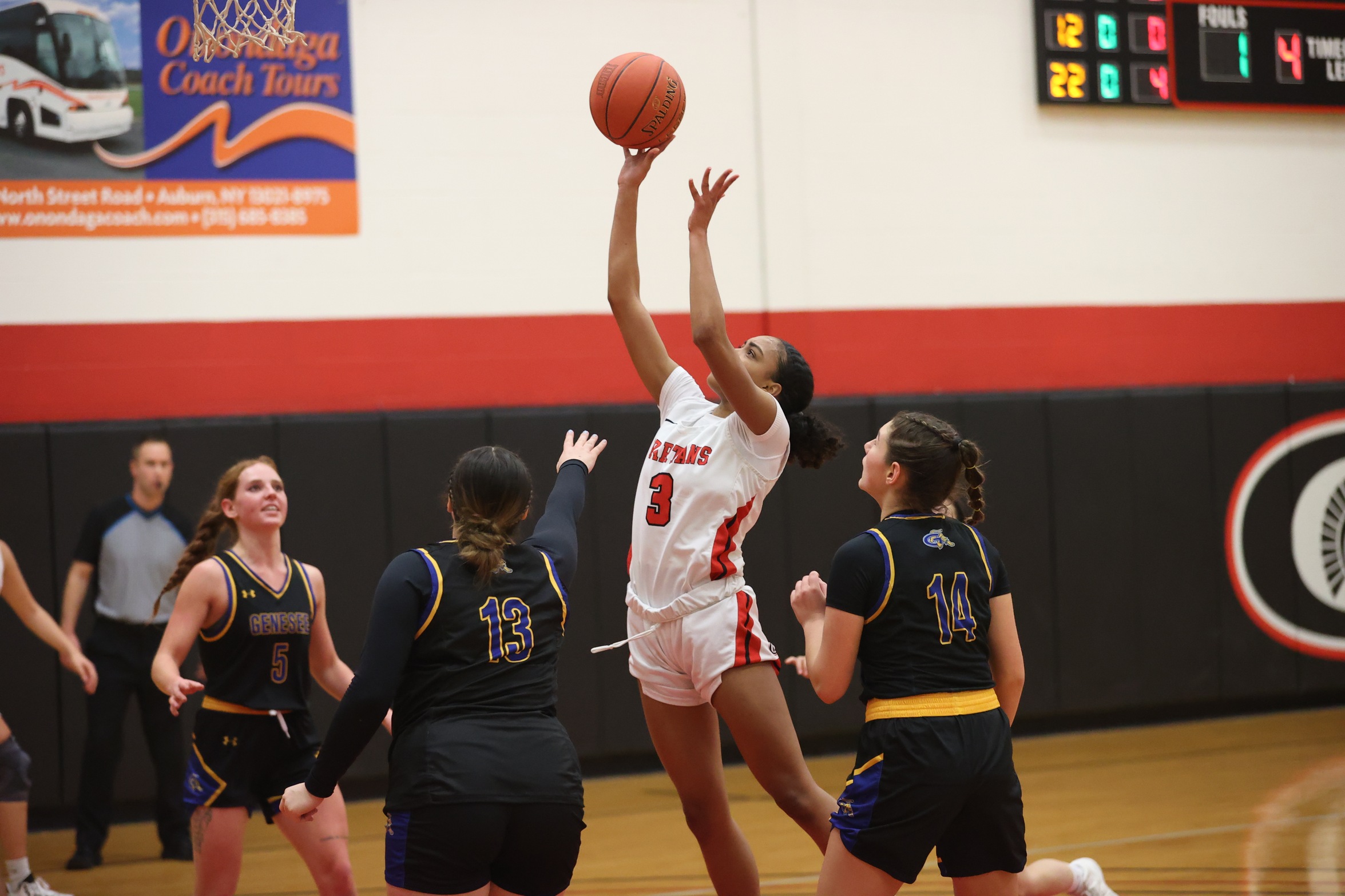 Lamontiona Johnson had 19 points in a home loss to Hudson Valley CC on Saturday.